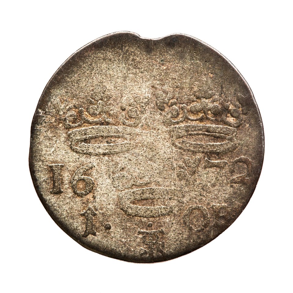 Silvermynt ettöring, 1672 - Skoklosters slott - 108665