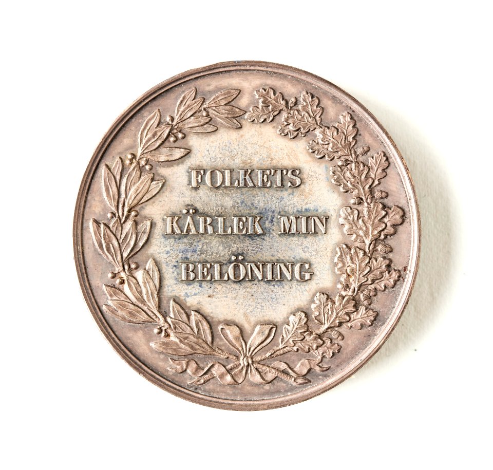 Silvermedalj, Karl XIV Johan - Skoklosters slott - 109315
