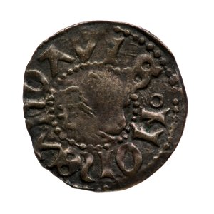 Silvermynt präglat i Visby, cirka 1400-1450 - Skoklosters slott - 108656