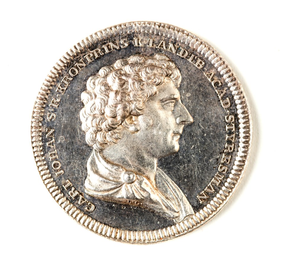 Silvermedalj, Karl XIV Johan, 1811 - Skoklosters slott - 109480