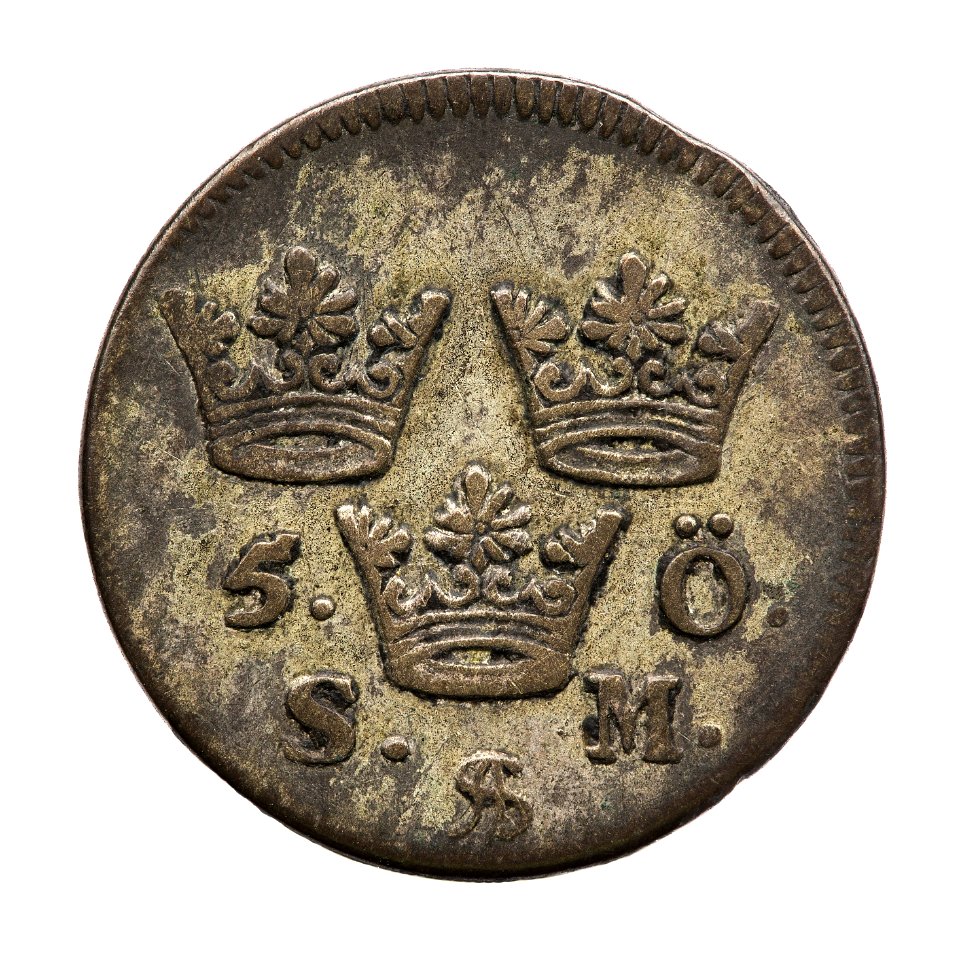 Silvermynt femöring, 1693 - Skoklosters slott - 108667