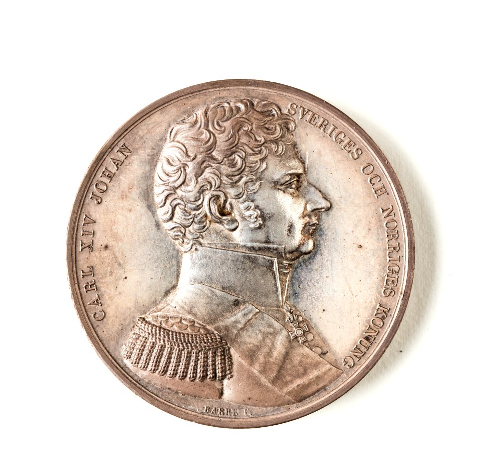 Silvermedalj, Karl XIV Johan - Skoklosters slott - 109314