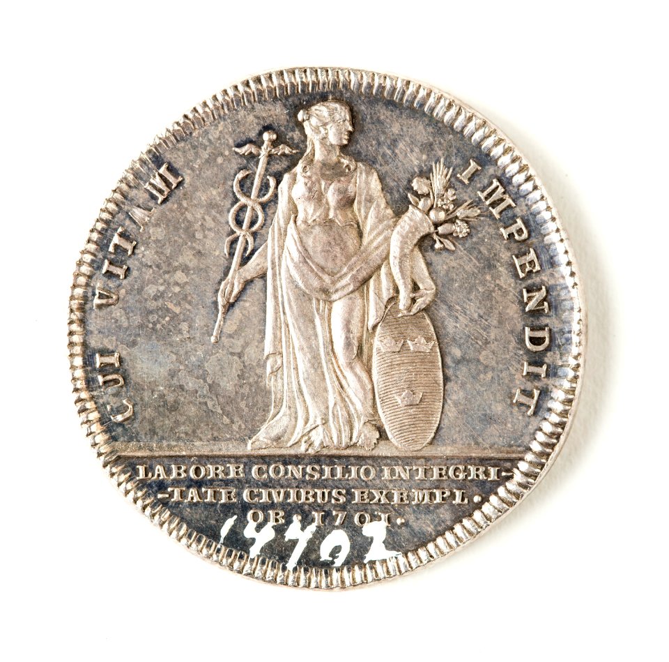 Silvermedalj, 1816 - Skoklosters slott - 109492