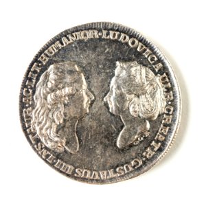 Silvermedalj, Gustav III och Lovisa Ulrik - Skoklosters slott - 109489 photo
