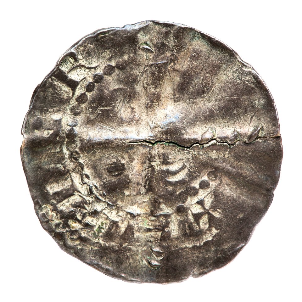 Silvermynt med kors - Skoklosters slott - 108642