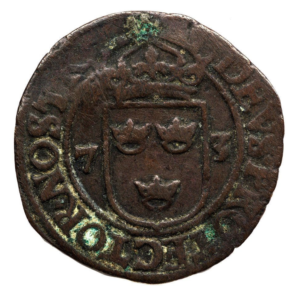 Silvermynt tvåöring från 1573 - Skoklosters slott - 109205