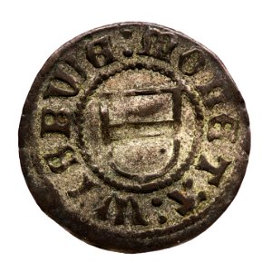 Silvermynt präglat i Visby, cirka 1400-1450 - Skoklosters slott - 108658
