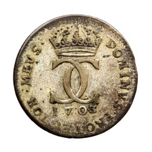 Silvermynt, 1703. Femöring - Skoklosters slott - 108663