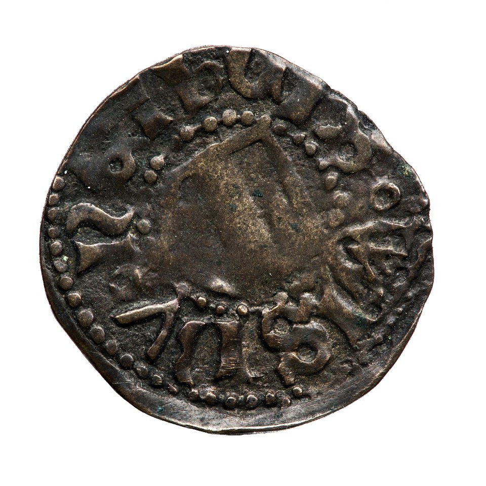 Silvermynt präglat i Visby, cirka 1400-1450 - Skoklosters slott - 108657