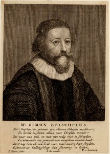 Simon Episcopius by Dirk Jurriaan Sluyter, Afb 010097008378