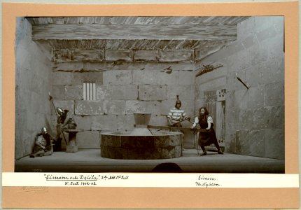 Simson och Delila, Kungliga teatern 1903. Föreställningsbild - SMV - H14 023
