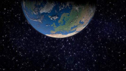 Globe continents 3d-model