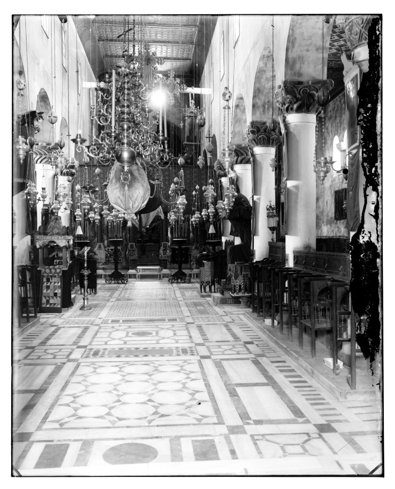 Sinai. Interior of the Church of the Tranfiguration at the Monastery of St. Catherine LOC matpc.11864
