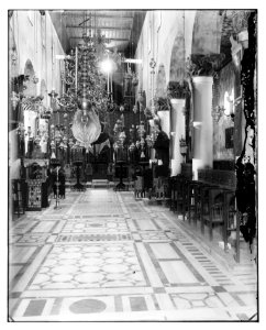 Sinai. Interior of the Church of the Tranfiguration at the Monastery of St. Catherine LOC matpc.11864