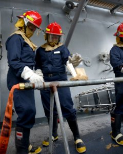 Simulated flooding drill 140303-N-HB951-142