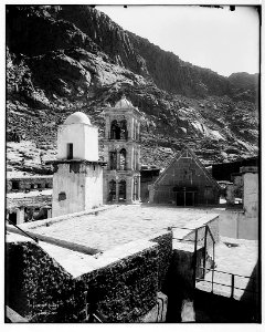 Sinai. Church of the Transfiguration and the Mosque (Monastery of St. Catherine) LOC matpc.07258