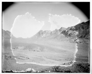 Sinai. Wady er-Raha (Plain of the Law) from Ras Safsaf. LOC matpc.07249