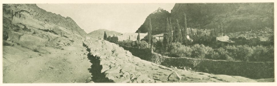 Sinaikloster Gesamtansicht von Nord. 1914. LCCN2014648785