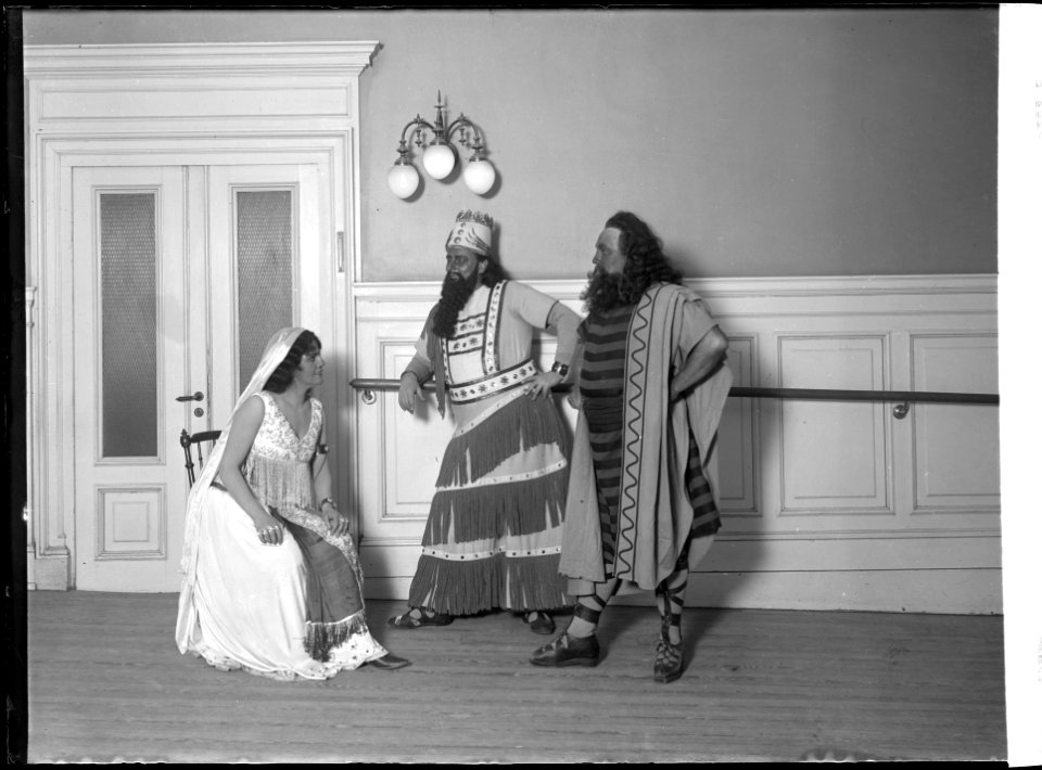 Simson och Delila, Operan 1903. Rollporträtt - SMV - KO004