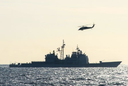 Simulated straits transit 130120-N-QL471-056