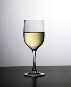 Glass of wine party white