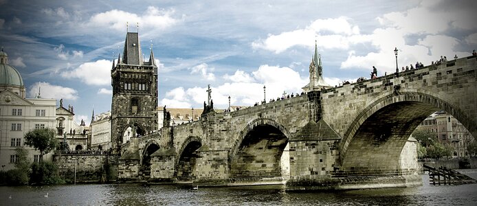 Historically czech republic bridge photo
