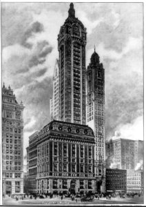 Singer Building, N.W. corner of Broadway and Liberty St., New York City LCCN2004665599