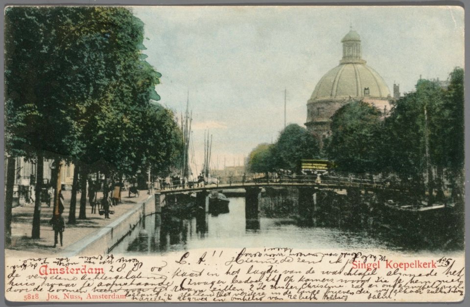 Singel met de Koepelkerk, Afb B00000024217