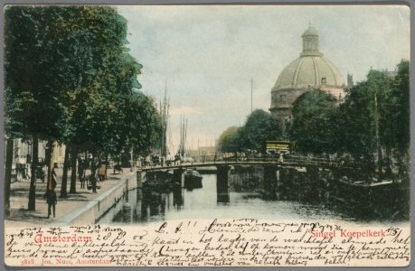 Singel met de Koepelkerk, Afb B00000024217