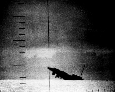 Sinking after being torpedoed 02 photo