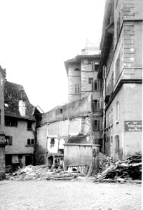 Sinner-Tübingen-Lustnauer Tor Stadtmauerrest 1902