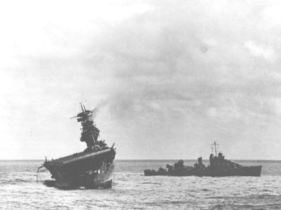 Sinking of the USS Yorktown (CV-5) 01