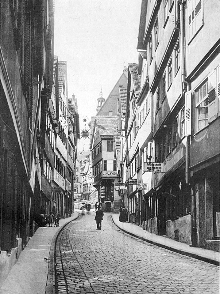 Sinner-Tübingen-Marktgasse 1910