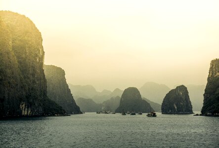 Fog sea ocean photo