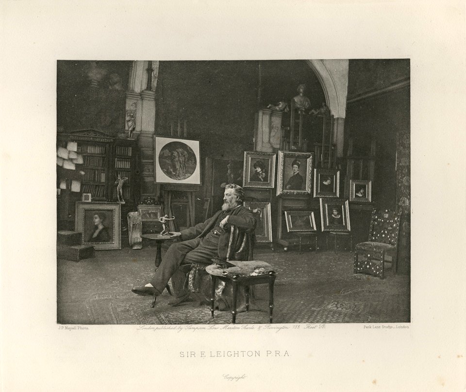 Sir Frederick Leighton by J. P. Mayall
