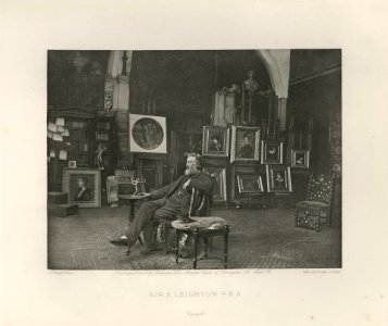 Sir Frederick Leighton by J. P. Mayall photo