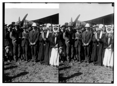 Sir Herbert Samuel's second visit to Transjordan, etc. Sir Herbert, Col. (T.E.) Lawrence, Emir Abdullah. LOC matpc.02322