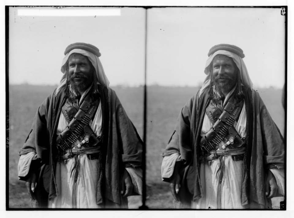 Sir Herbert Samuel's second visit to Transjordan, etc. Bedouin of the Beni Hassan tribe. LOC matpc.02316