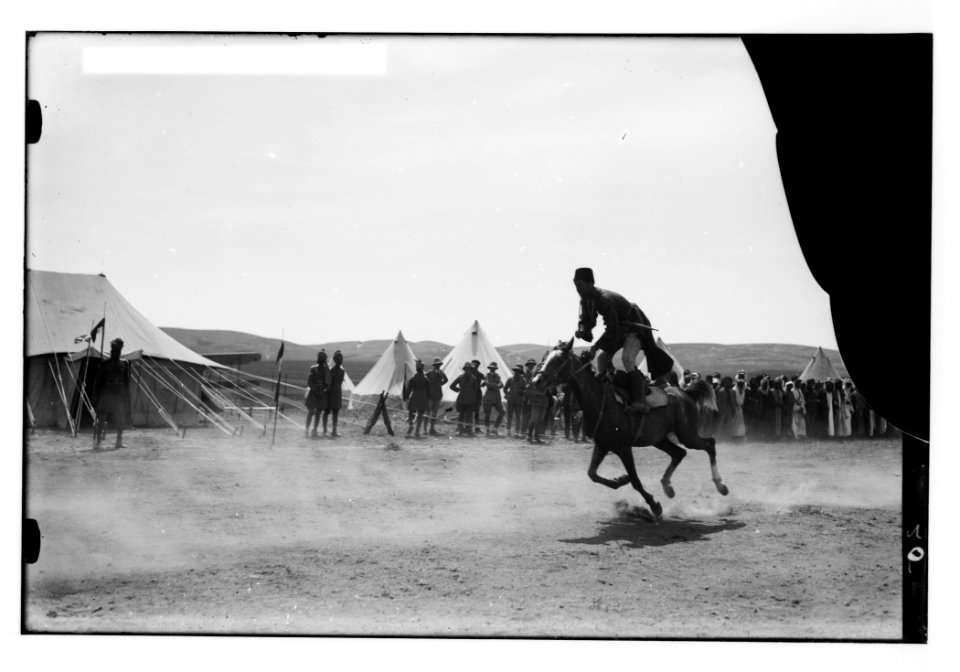 Sir Herbert Samuel's second visit to Transjordan, etc. Circassian horsemanship. LOC matpc.02310
