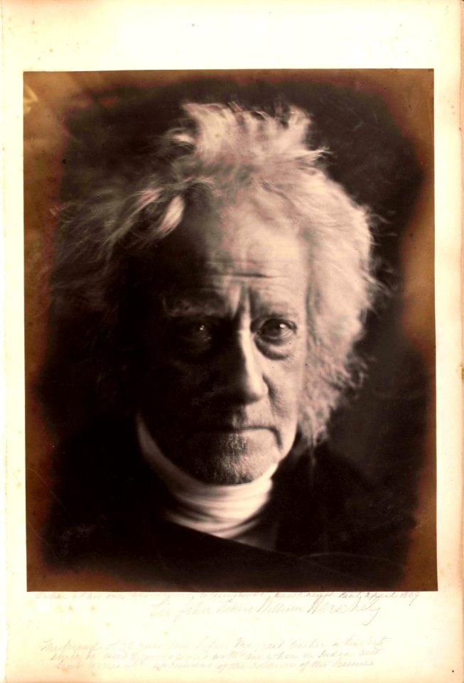 Sir John Herschel by Julia Margaret Cameron