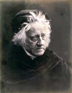Sir John Herschel with Cap, by Julia Margaret Cameron
