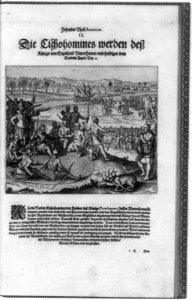Sir Samuel Argall with the Eichodomine Indians, Virginia, 161- LCCN2005696245
