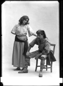 Siri Hård af Segerstad and Pietro Rothgardt in Greven av Monte Christo at Östermalmsteatern 1907 - SMV - NR074