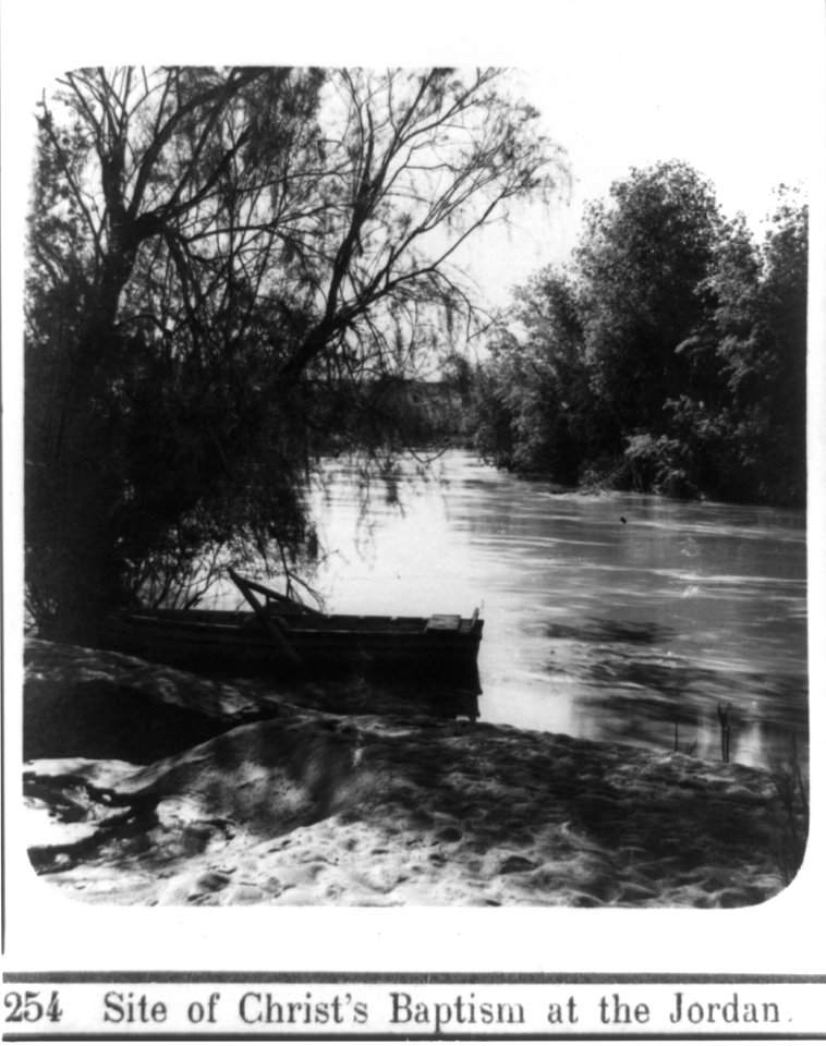 Site of Christ's baptism at the Jordan LCCN92513575