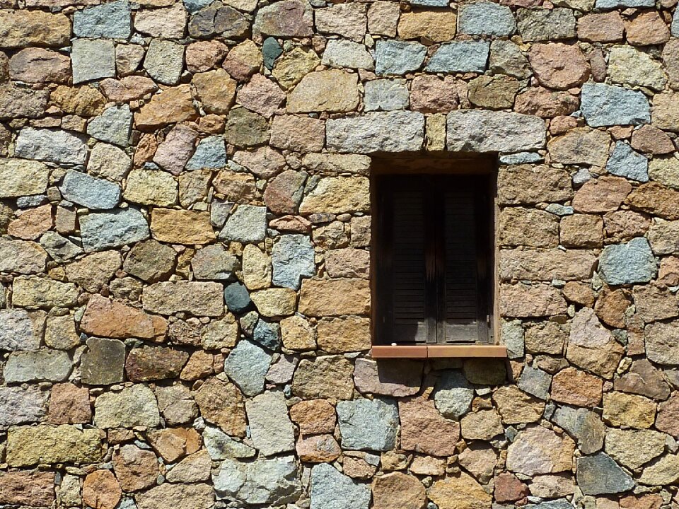 Window corsican wall