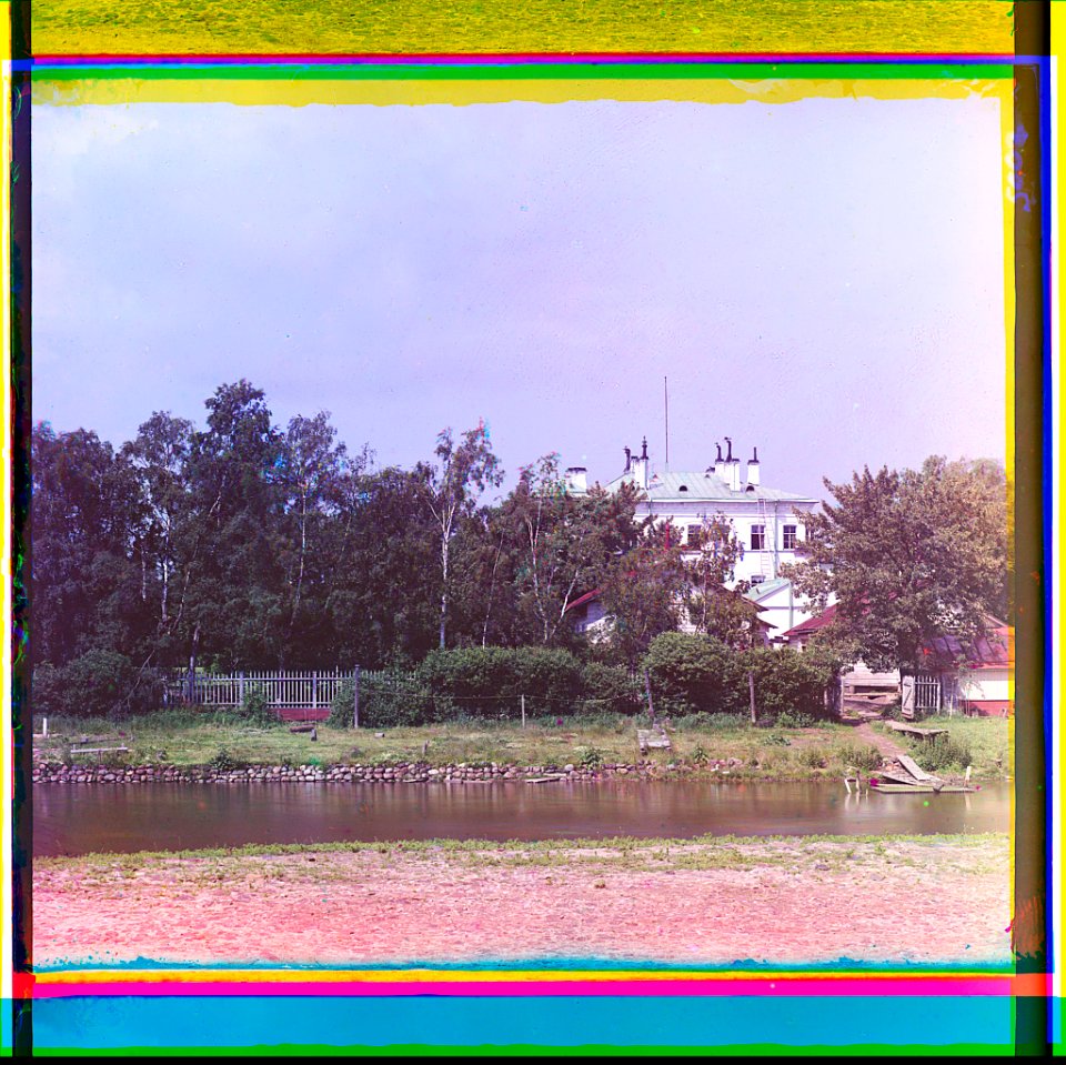 Site of former palace of Empress Catherine the Great. City of Shlisselburg. -20800-20877v