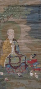 Sixteen Arhats- Sixth Arhat, Kamakura period, 14th century