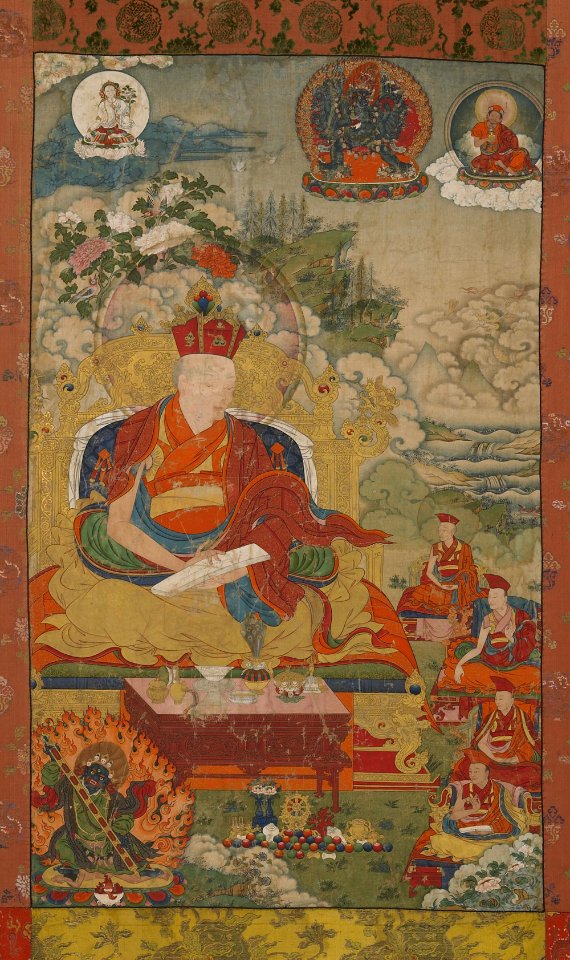 Situ Panchen as the Great Transmitter of his Lineage. ca. 1760, Rubin Museum of Art, NY