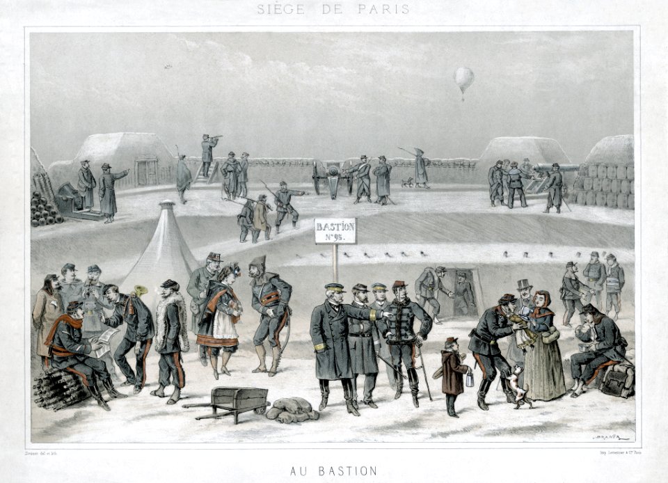 Siège de Paris. Au Bastion (2)