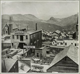 Six mile canyon from C Street, Virginia City LCCN2002719064
